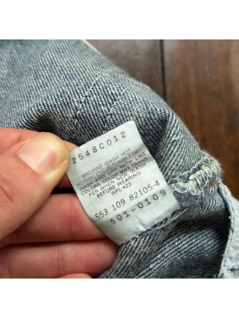 VTG 90s Levis 501 Button Fly 30x36 USA Tag Jeans Straight Acid Wash XX Act 27x32